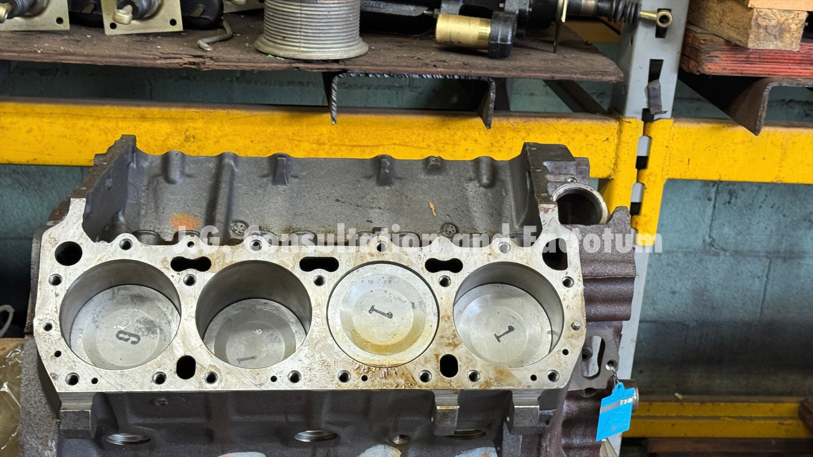 NOS Chrysler 413 engine short block. Dodge trucks
