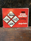 1968 Special Equipment Catalog for Dodge Truck