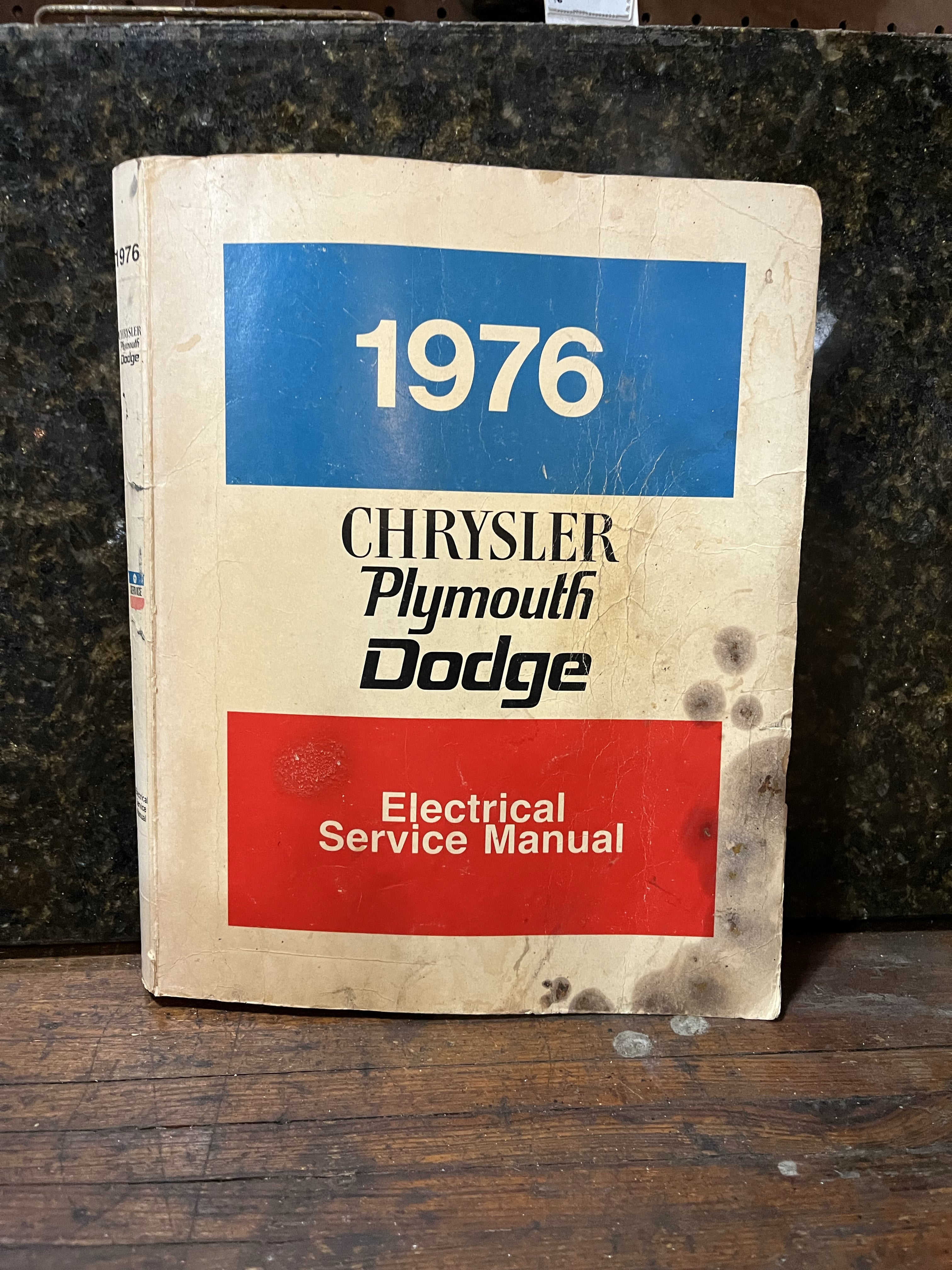 1976 Chrysler Plymouth Dodge Electrical Service Manual