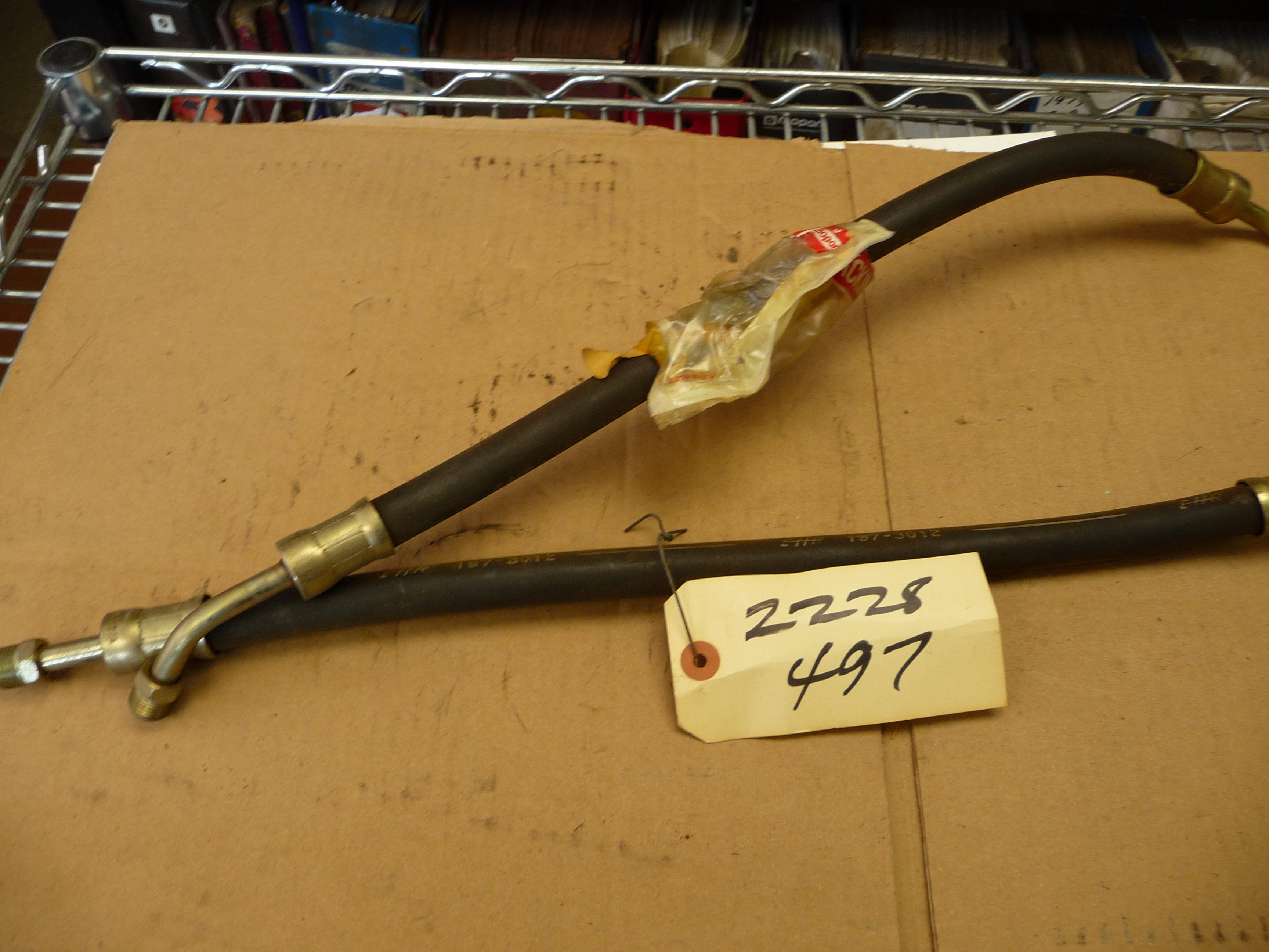 Power steering hose, valve to cylinder, right turn, after serial No. 1315000 with 6-man cab, D 200, 1963-1968
