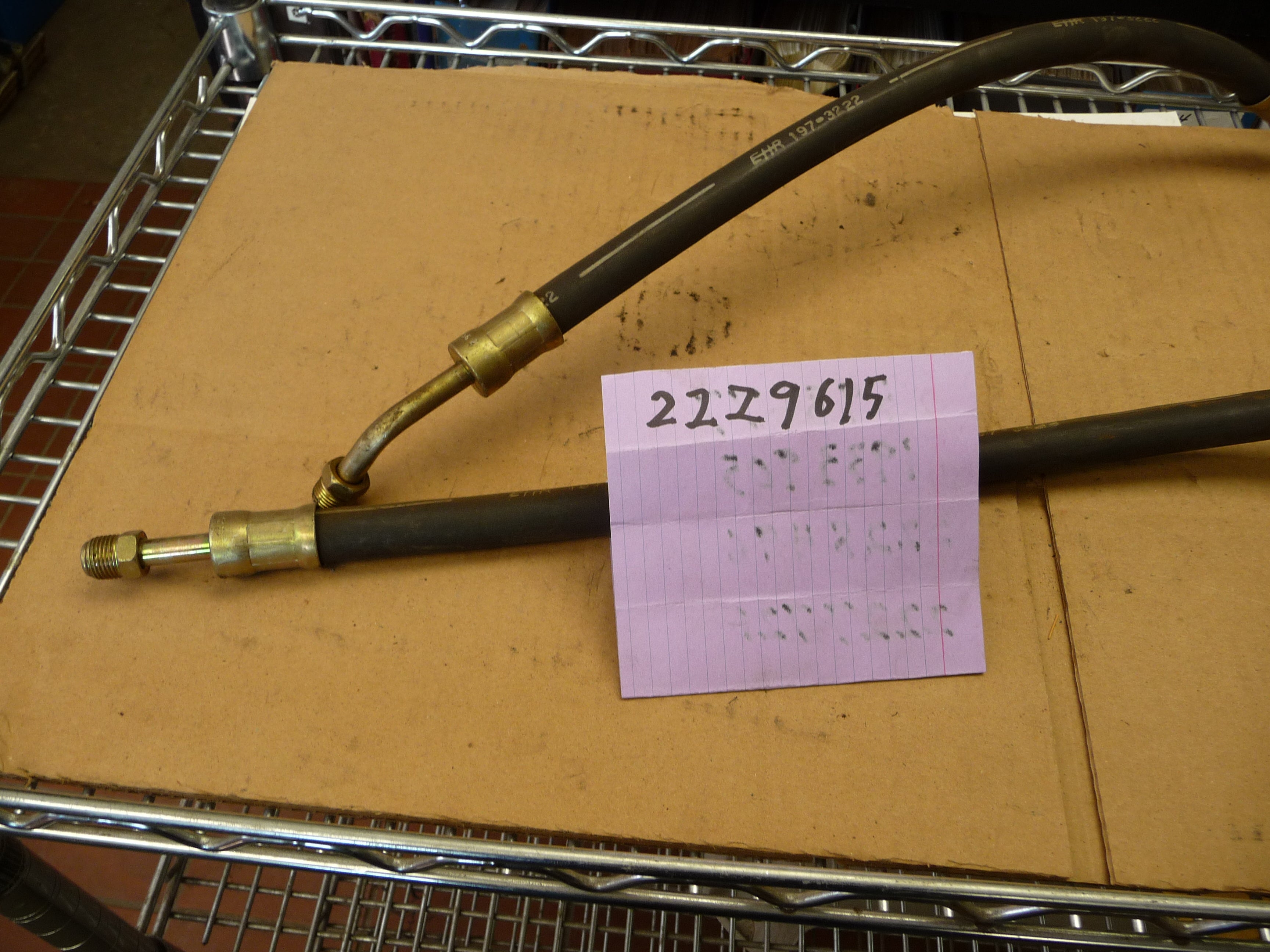 Power steering hose, valve to cylinder, left turn, after serial No. 1315000 with 6-man cab, D 200, 1963-1968