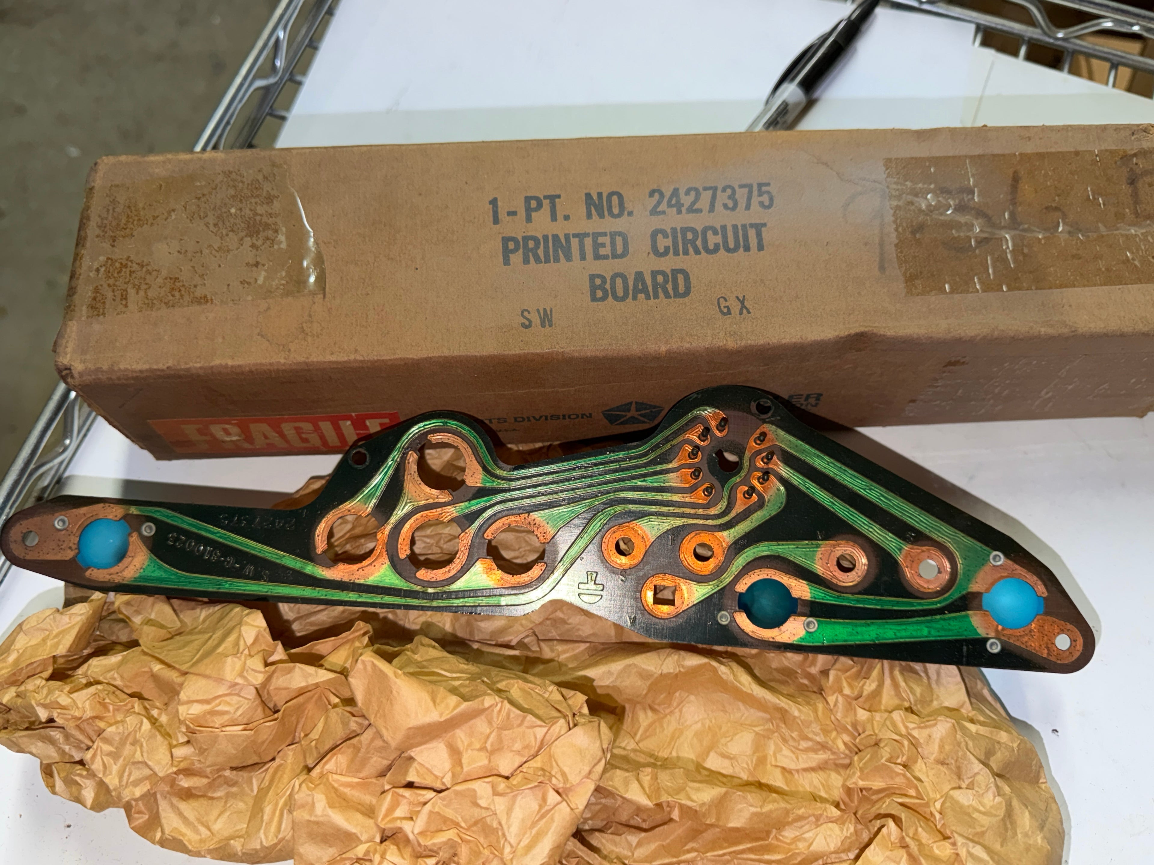 circut board  1963-65 A body dash - 1963-65 A Body