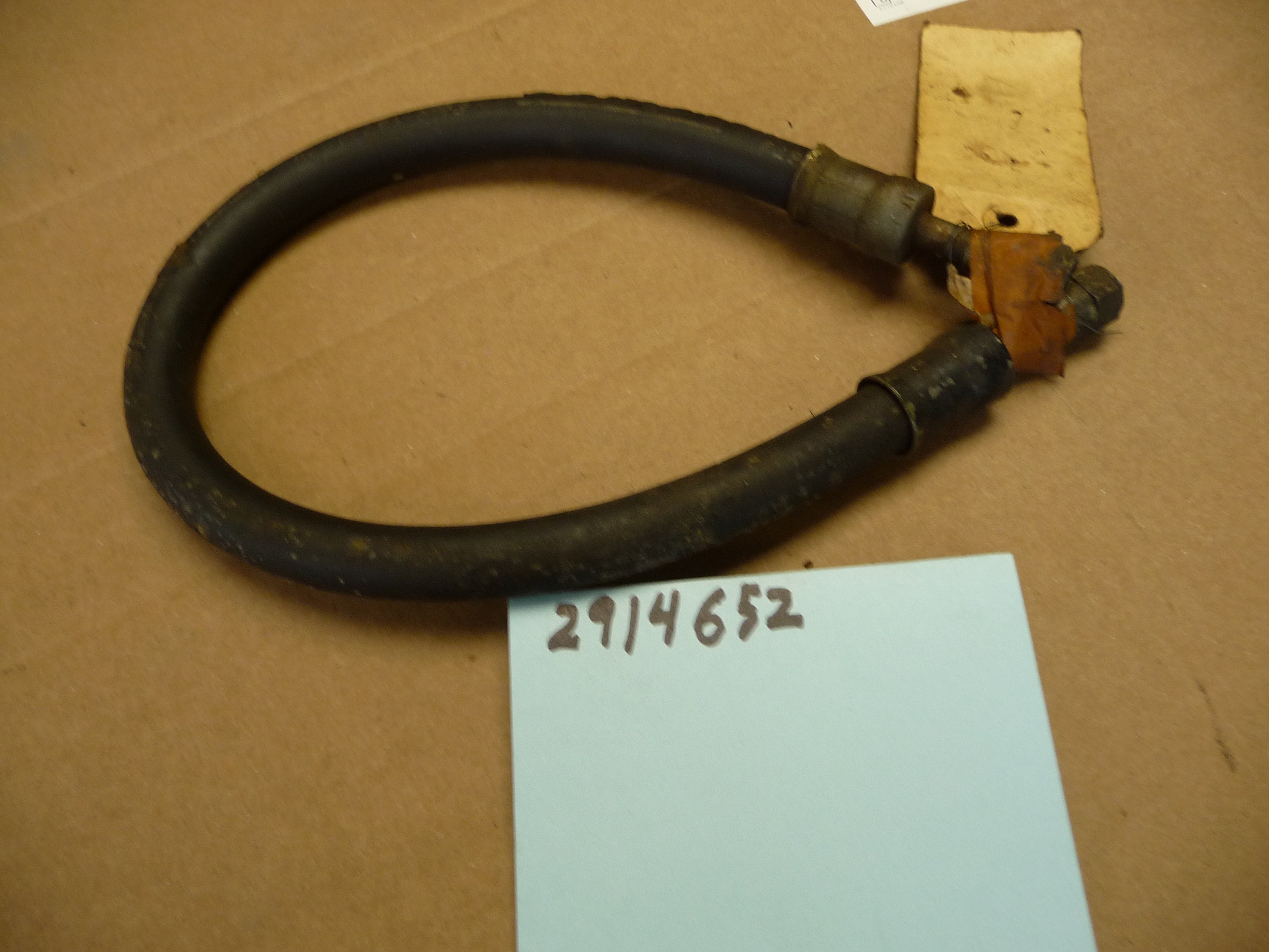 Power steering hose, control valve to cylinder, except 7000 lbs, after serial No. 1709641, LV-LVT 1000, 1963-1968