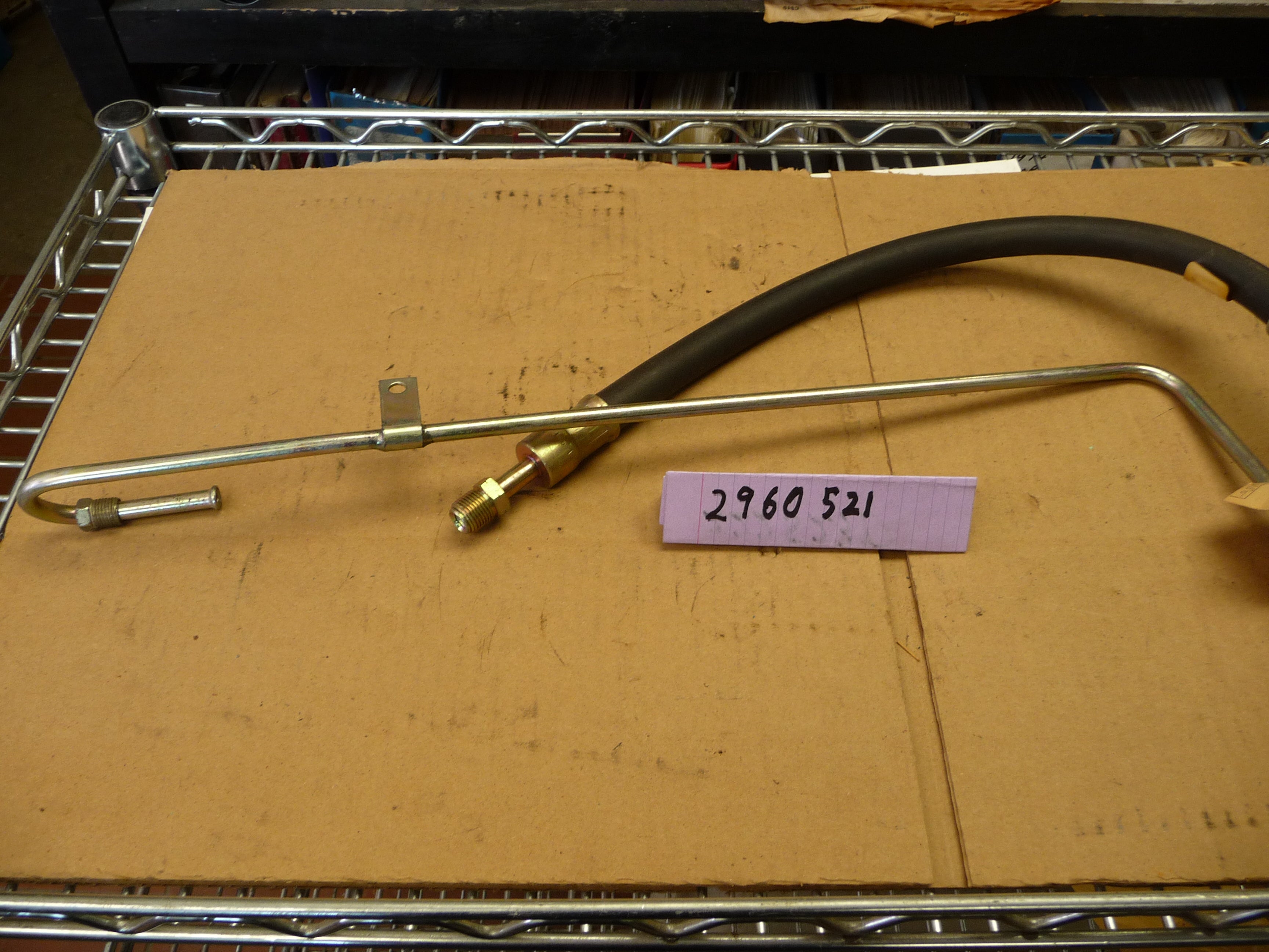 Power steering hose, rear, D 100, 200, 1970-1971
