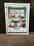 1998 2nd Quarter Mopar Accessories P.A.D. Application Guide and Price List