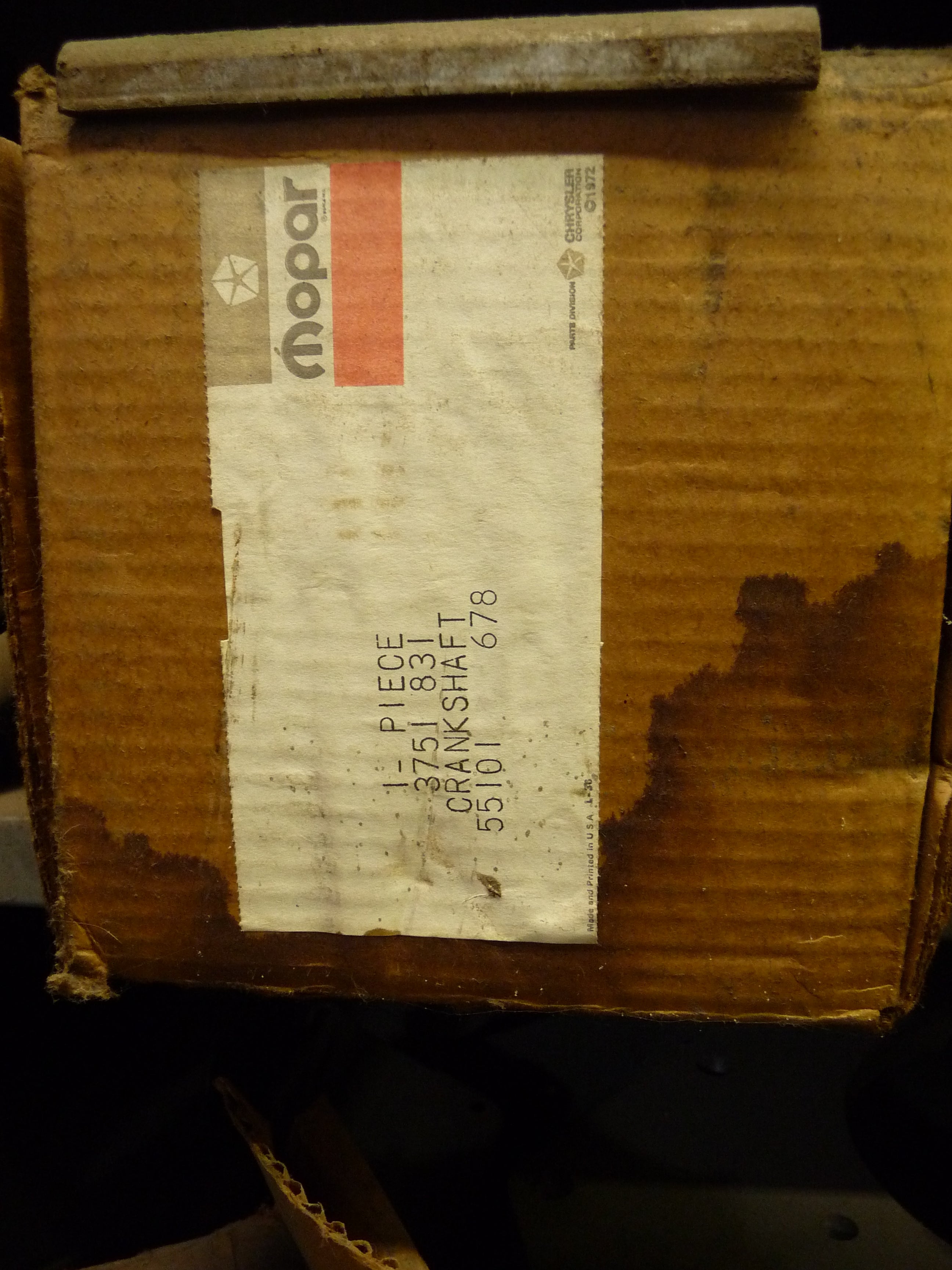 Crankshaft, 318 engine, 1978-1981