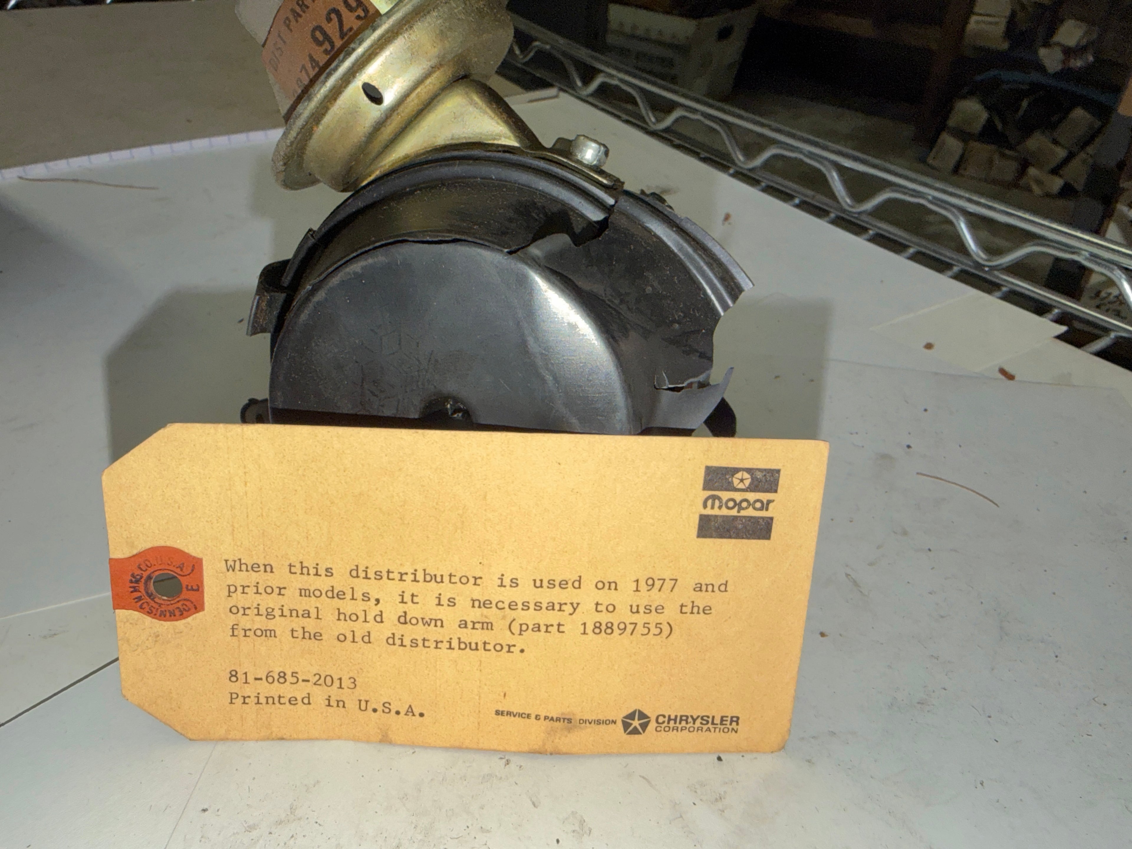 3874929 - slant 6 electronic distributor 1972-85 all - slant 6 1972-85 all