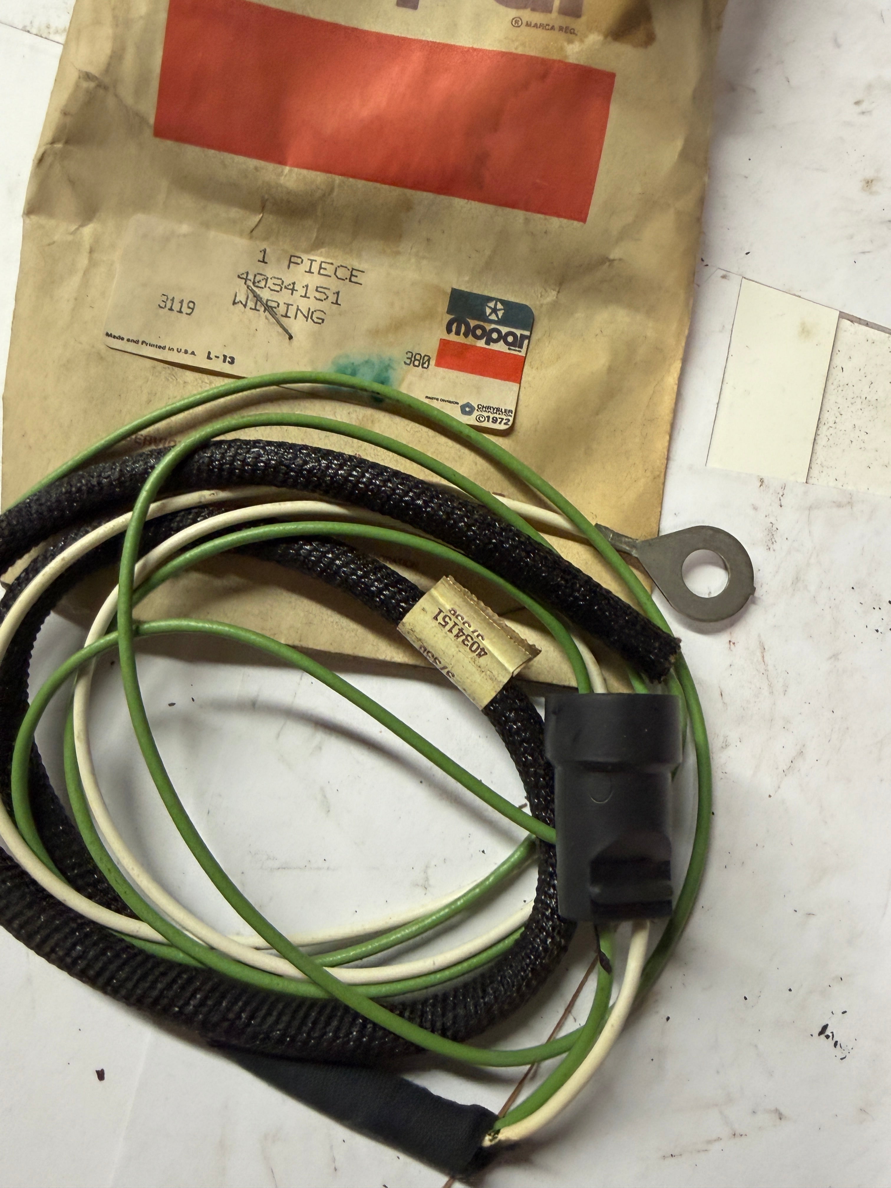 4034151 - transfer case wiring 1977-1979 AW/W - 1977-79 AW/W