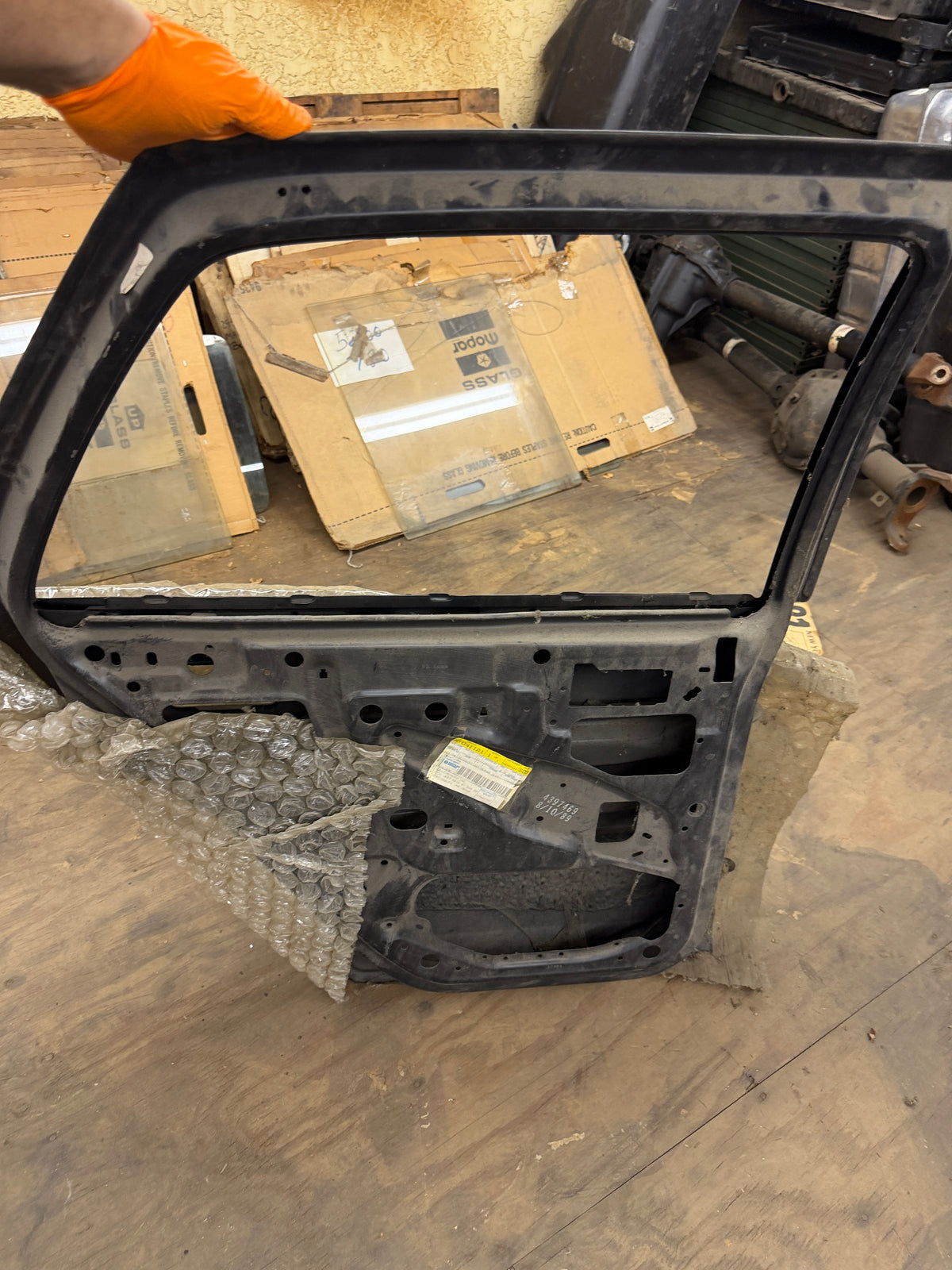 NOS Mopar 4397469 Rear Left Door Shell - Dodge Shadow