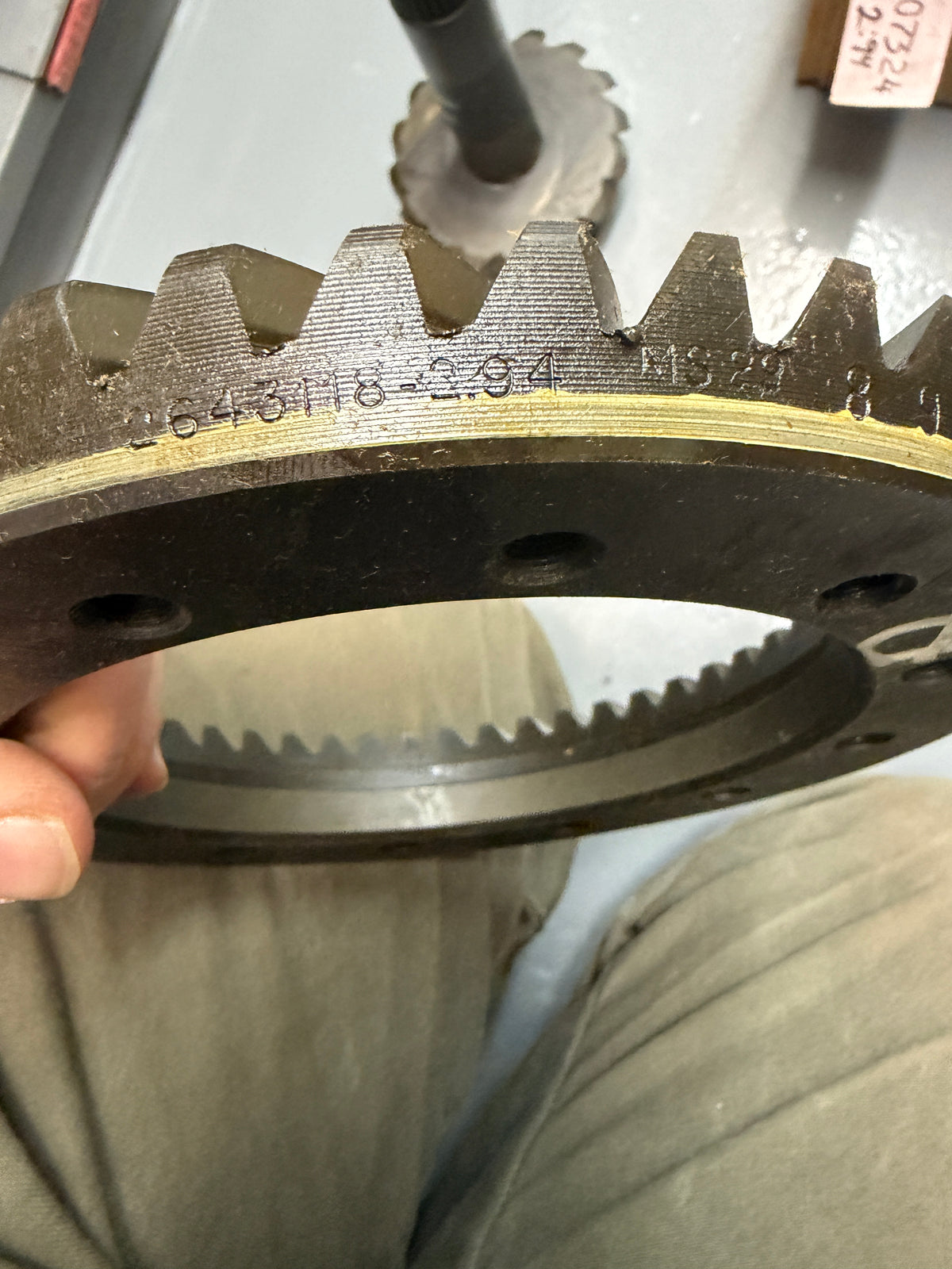 NOS 3507324 Ring and Pinion 3.55 ratio, B body with 8 3/4 rear