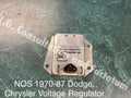4091050 NOS 1970-87 Chrysler, Dodge voltage regulator OEM Mopar