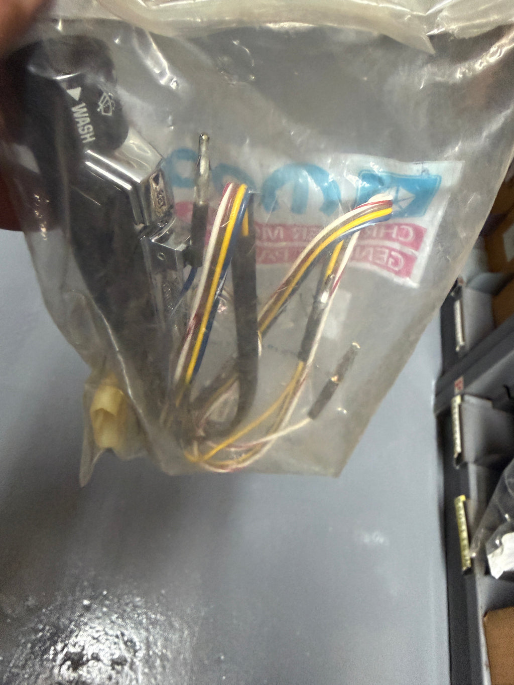 NOS 4342209 Switch And Lever, Auto Speed Control , Tilt Steering wheel. (5-1/2In)