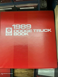 OEM Dealer Dodge truck Book 1989