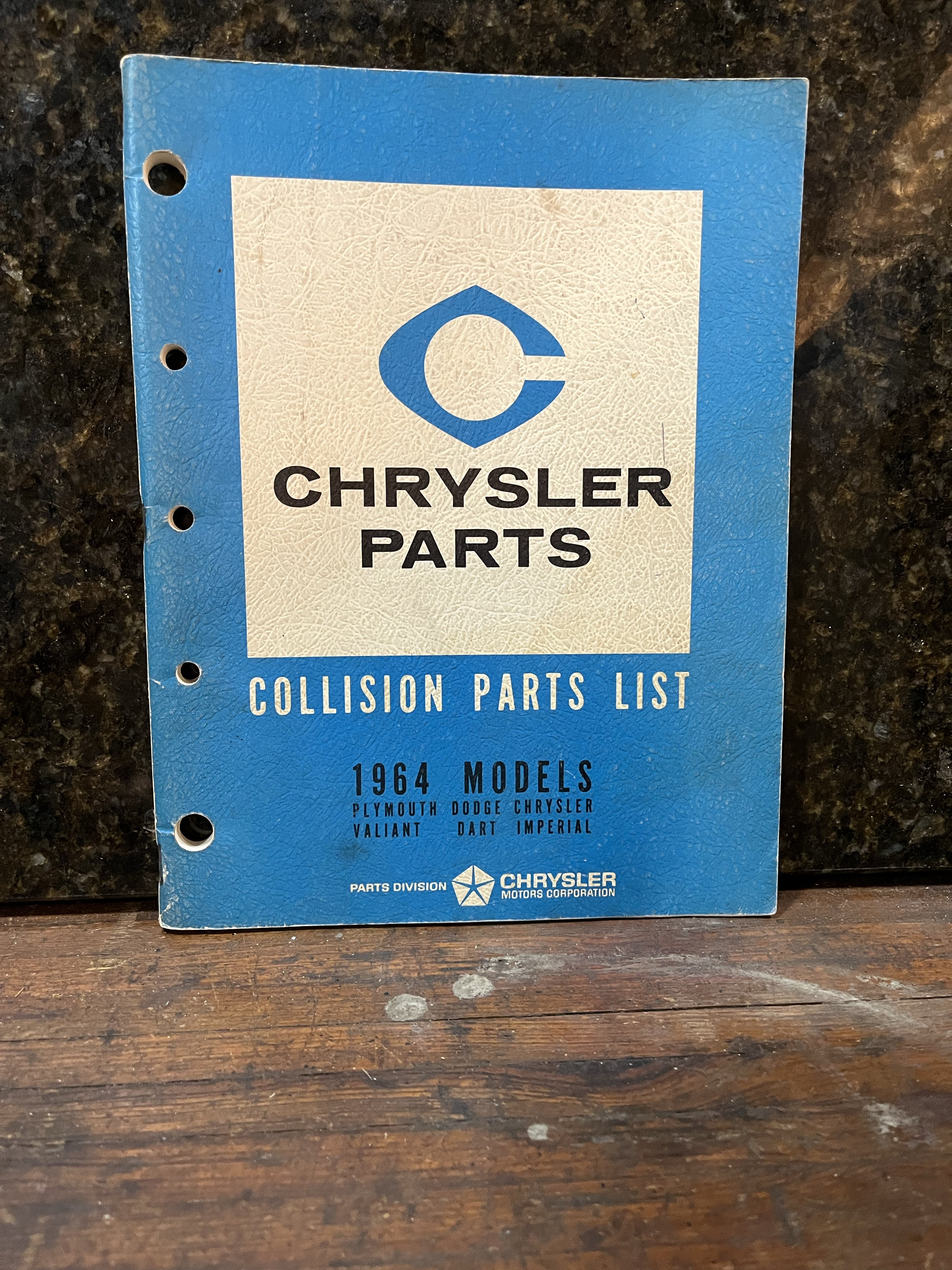1964 Chrysler Parts Collision Parts List