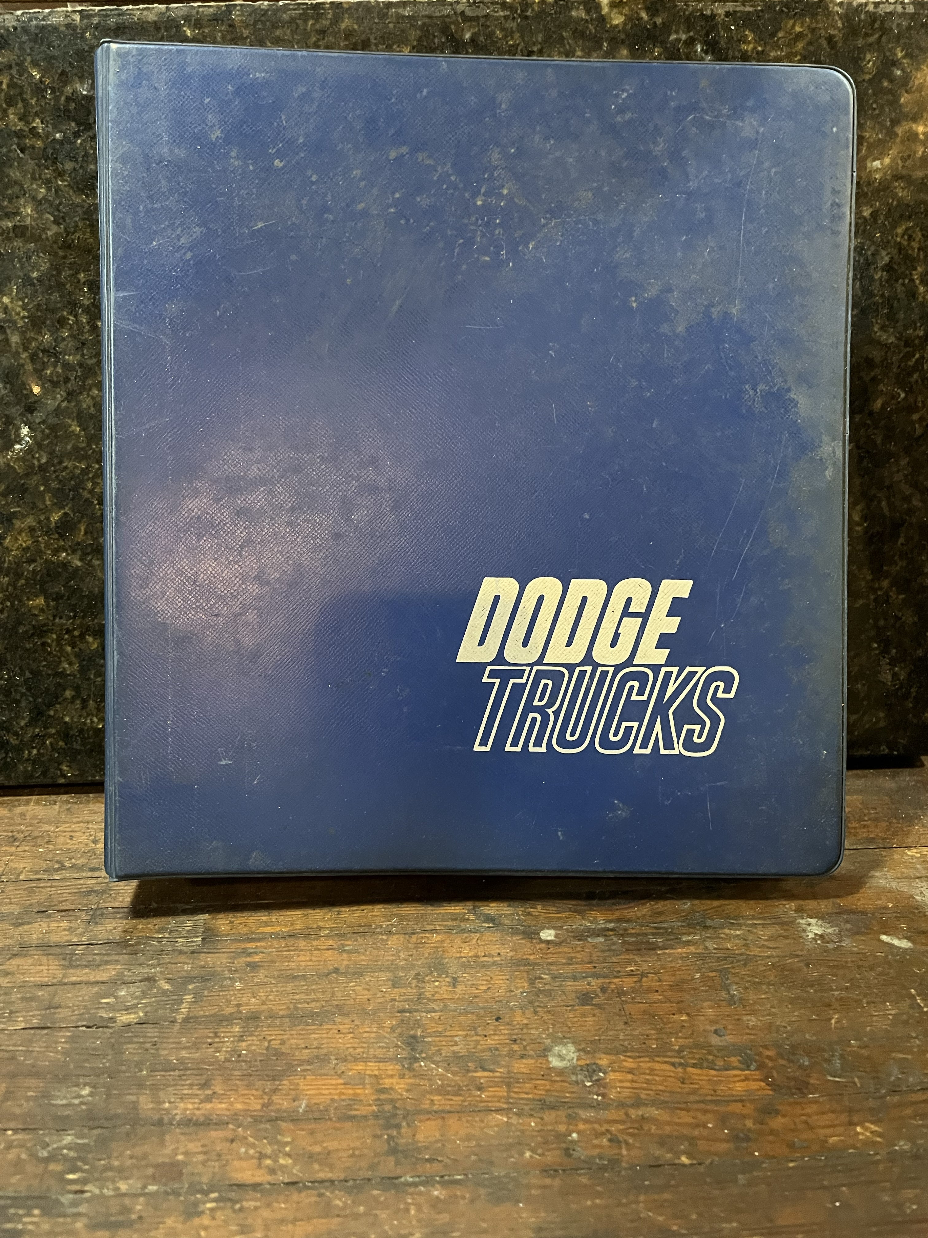 Dodge Trucks (blue binder)