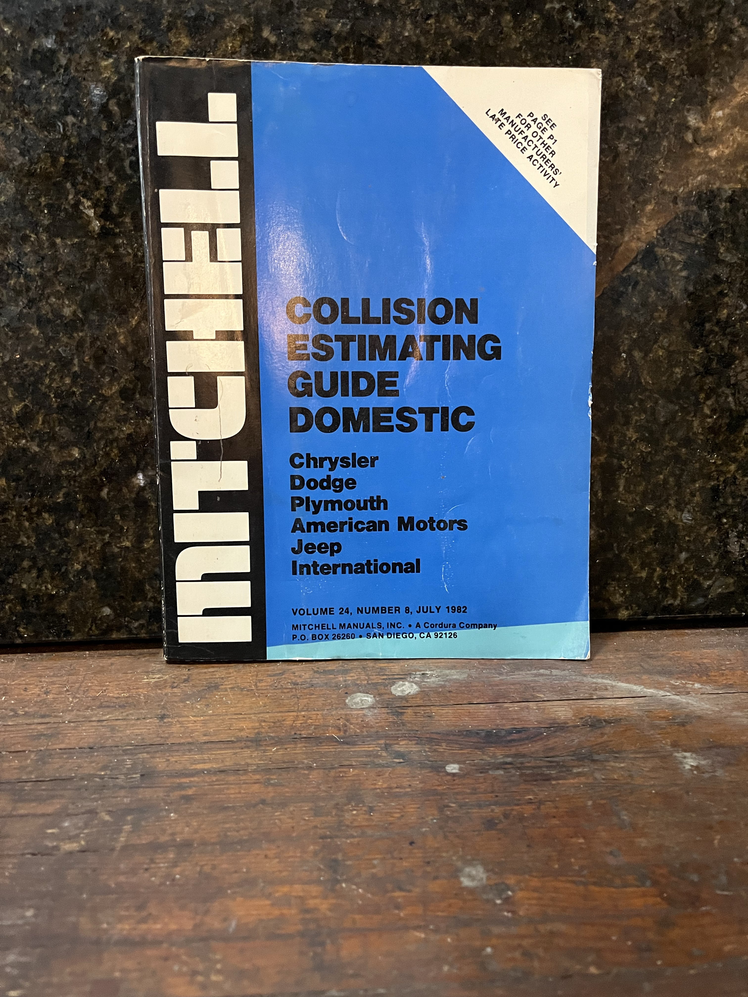 Mitchell Collision Estimating Guide Domestic