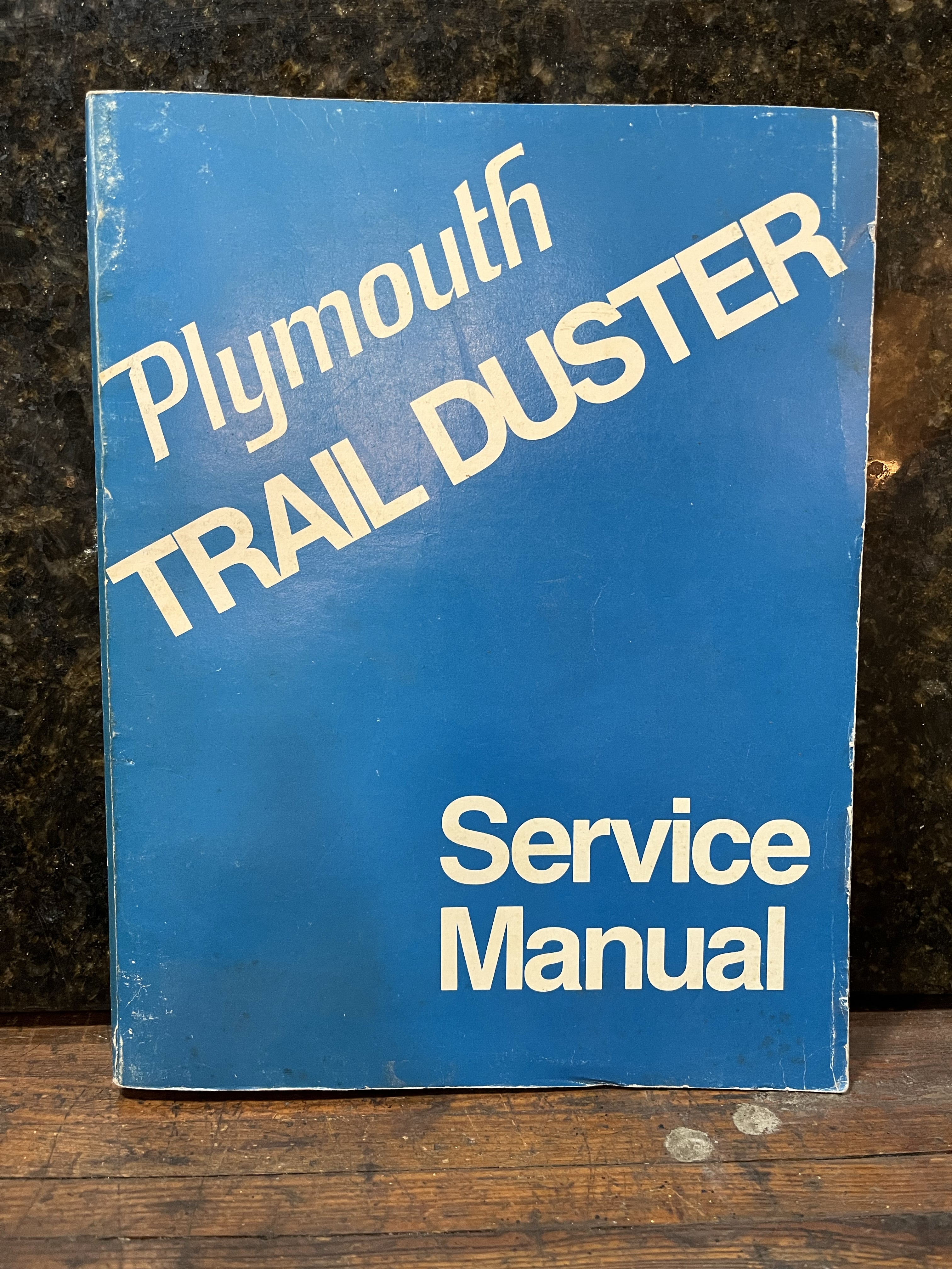 Plymouth Trail Duster Service Manual