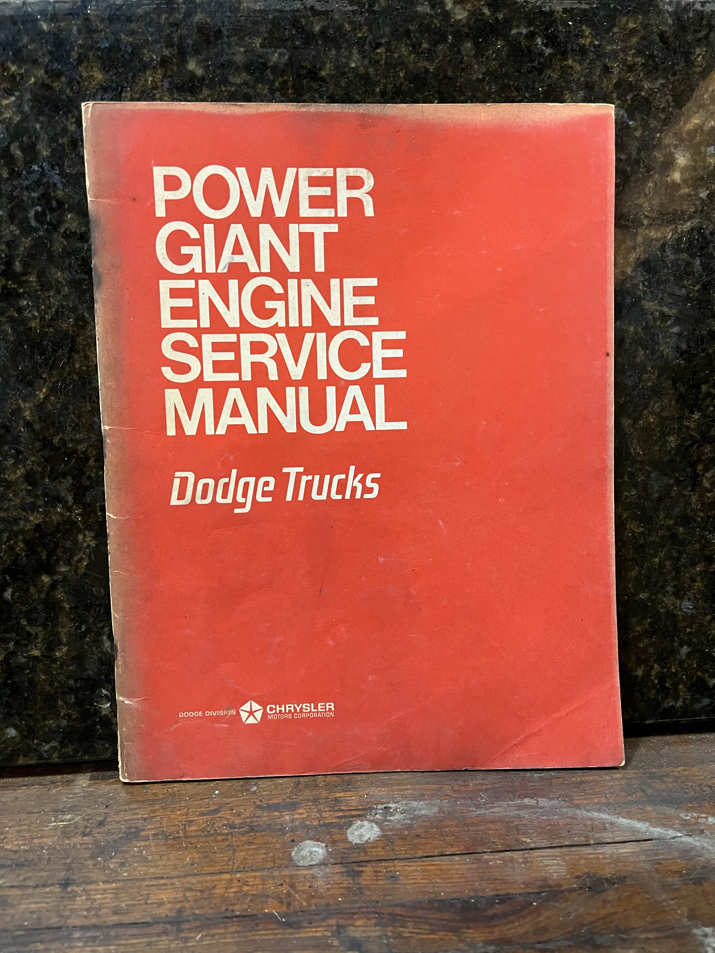 Power Giant Engine Service Manual Dodge Trucks