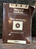 Service Manual Ram Van/Wagon Rear Wheel Drive
